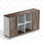 low 2 doors and 4 compartments cabinet / BC190