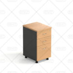 High Mobile 3 Drawers unit / BP 350