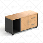 Mobile side 2 drawers and door / Ns 390